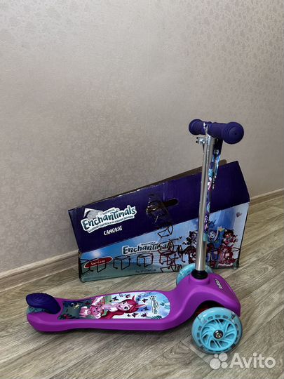 Новый детский самокат Enchantimals,Lol
