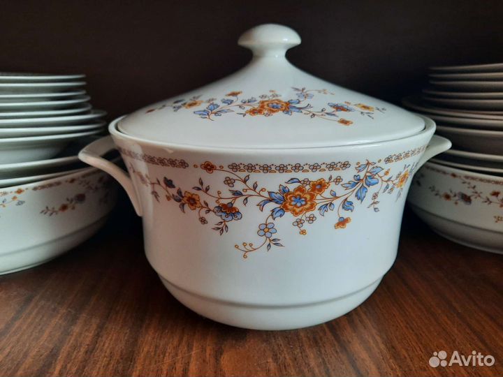 Фарфоровый столовый сервиз ГДР