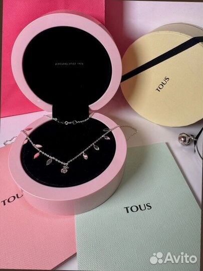 Колье Tous с листочками