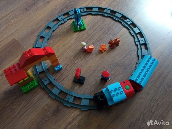 Lego duplo первая железная дорога, бу