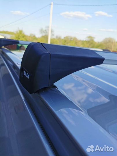 Багажник Lux Bridge серебро на Hyundai Santa Fe 4