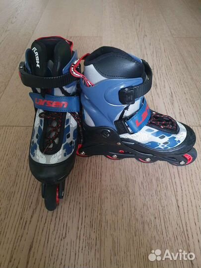 Роликовые коньки Larsen раздвижные, р. 30-33
