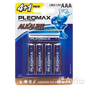 Батарея samsung pleomax LR3(AAA) 5 шт
