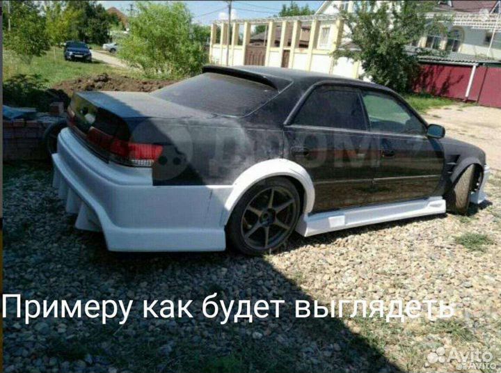 Задний бампер Марк 100