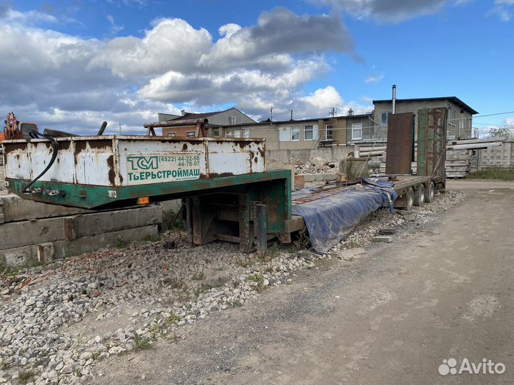 Полуприцеп трал (тяжеловоз) Тверьстроймаш 99393, 2007