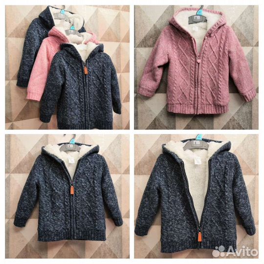Вязаная куртка р. 92