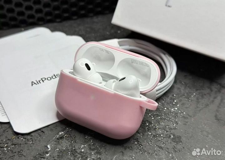Airpods Pro 2 Premium/ Шумоподовление / Чехол