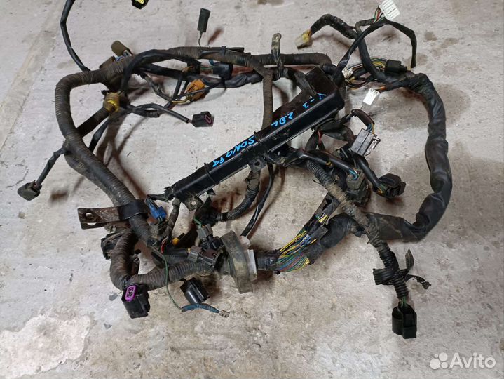 Проводка двигателя Hyundai sonata Y3 G4CM