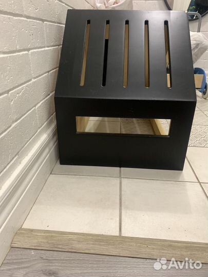 Будка домик для животных кошки собаки дерево