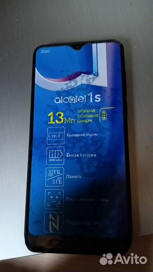 Alcatel 1S (2020) 5028Y, 3/32 ГБ