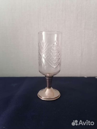 Хрустальные рюмки на ножке СССР