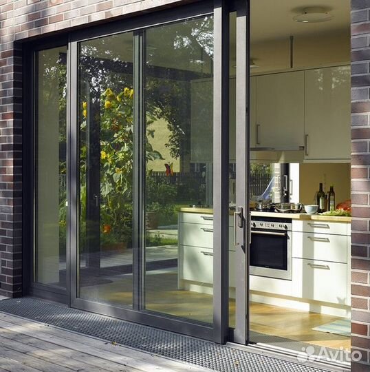 Окна / окно / сдвижное остекление веранды