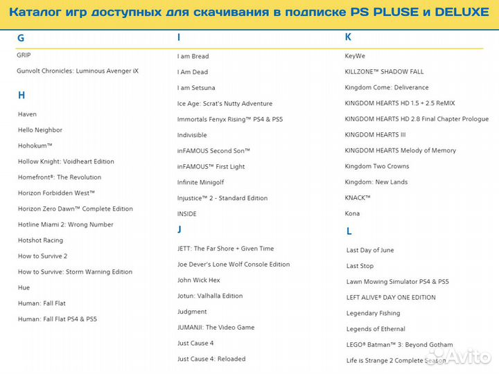 Подписка PS Plus сони плэйстейшен