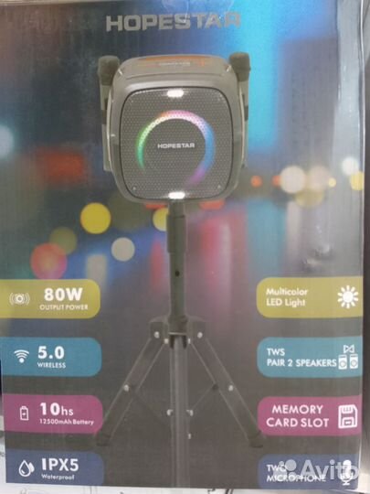 Hopestar PartyOne с 2 микрофонами