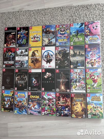 Игры для nintendo switch Zelda, Mario, Skyrim