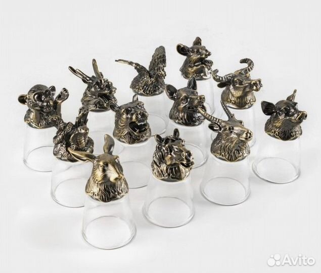 Набор стопок-перевертышей на 12 персон