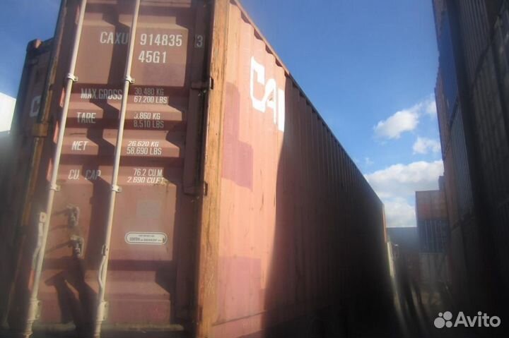 Морской контейнер 40 футов б/у