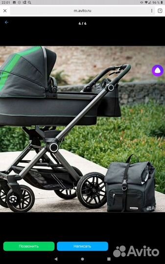 Коляска Hartan 2 в1 Mercedes Benz AMG