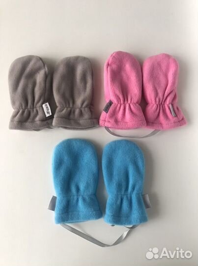 Варежки флисовые