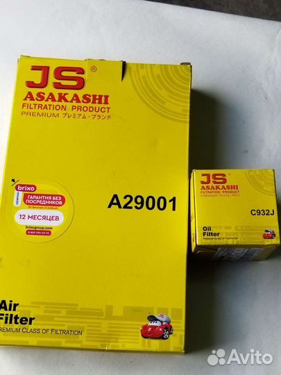 Воздушный,масленный фильтр.suzuki swift. solio.1.2