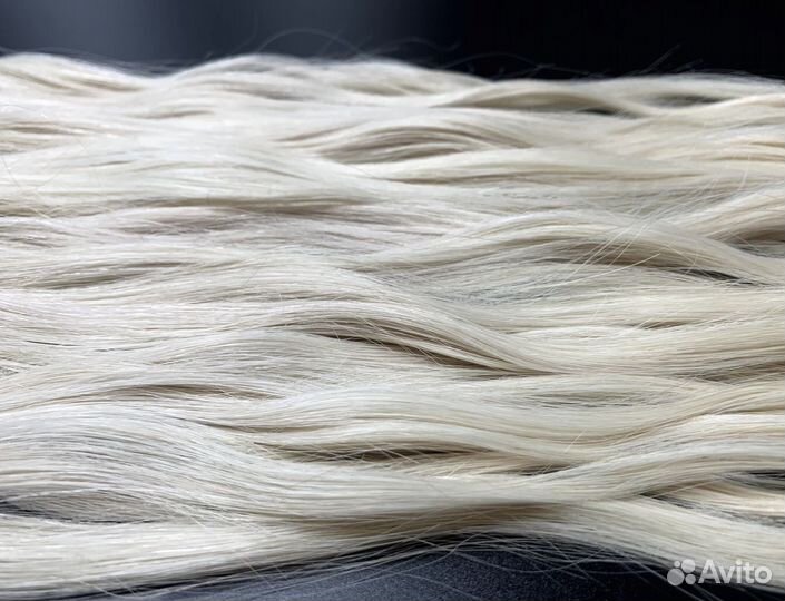 Славянские волосы для наращивания, 60см, блонд