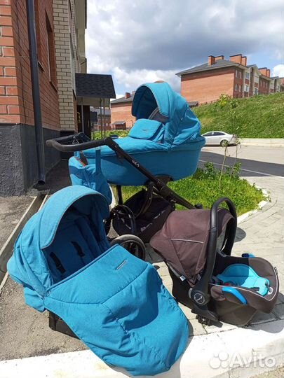 Коляска 3 в 1 bebetto luca