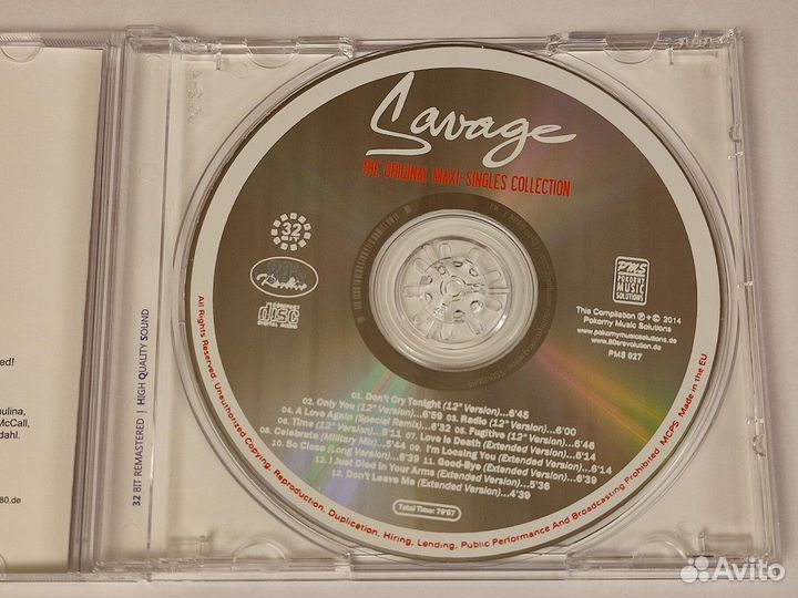 Cd Savage - The Original Maxi-Singles Collection