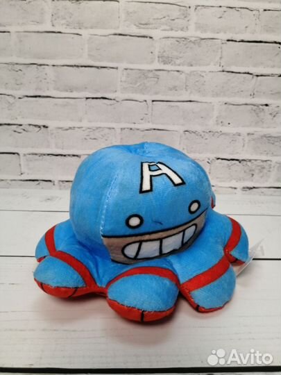 Мягкая игрушка осьминог-перевертыш, 20 см