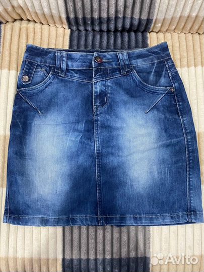 Юбка джинсовая