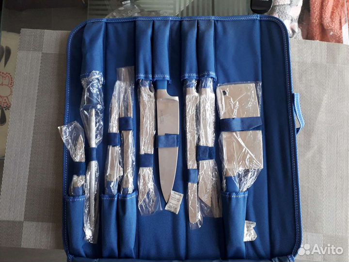 Ножи кухонные, набор 9пр. в кофре