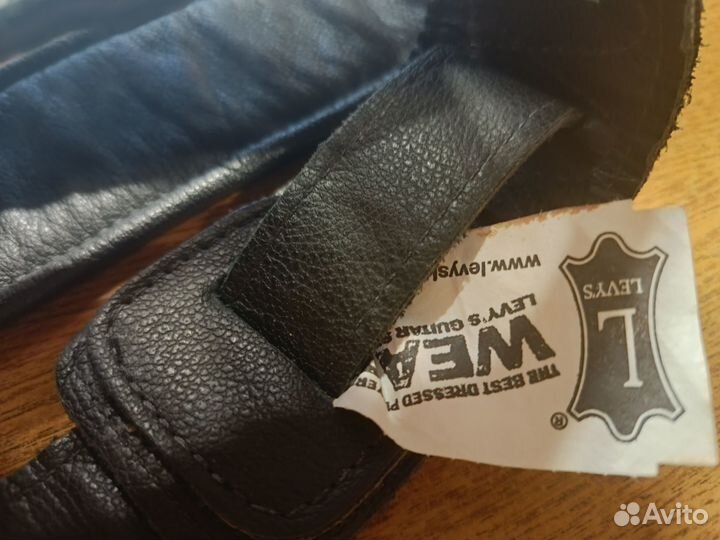 Ремень для гитары Levis нат кожа