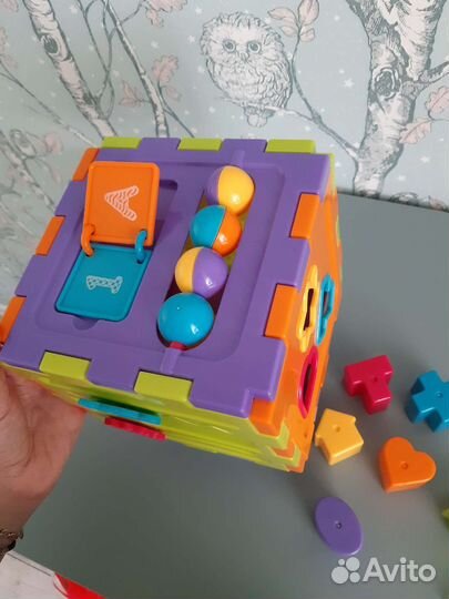 Кубик сортер baby go