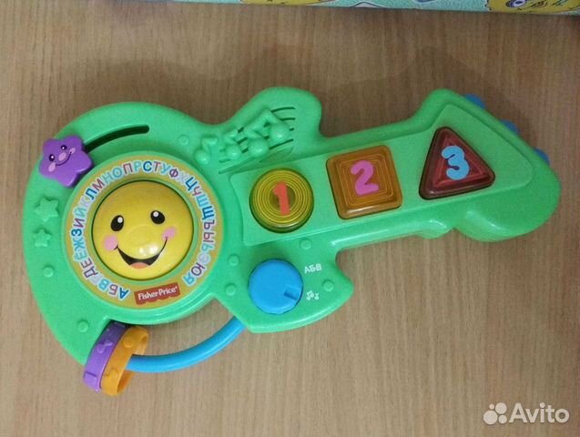 Гитара Fisher price обучающая