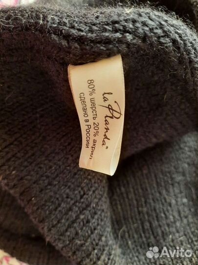 Берет и шарф. 80шерсть