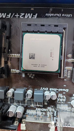 Материнская плата fm2+ / amd a8 6500 / ddr3 8гб