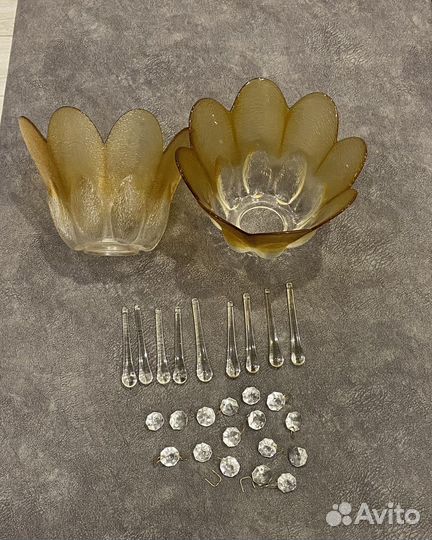 Подвески для люстры(висюльки)и плафоны