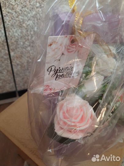 Мыльные розы.ручная работа