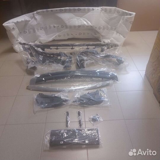 Передний бампер в сборе w213 амг пакет дорест