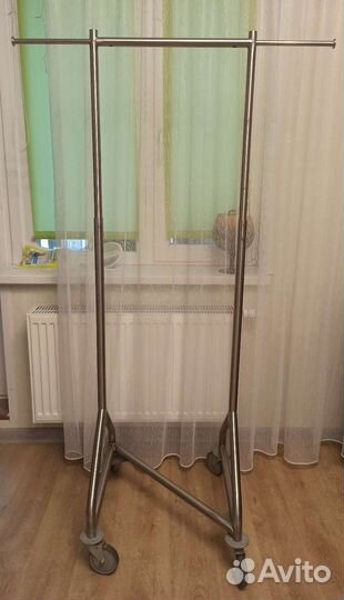 Рейл для одежды (нержавеющая сталь)