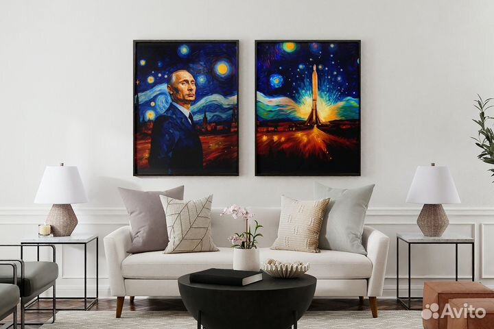 Портрет Путина Владимира