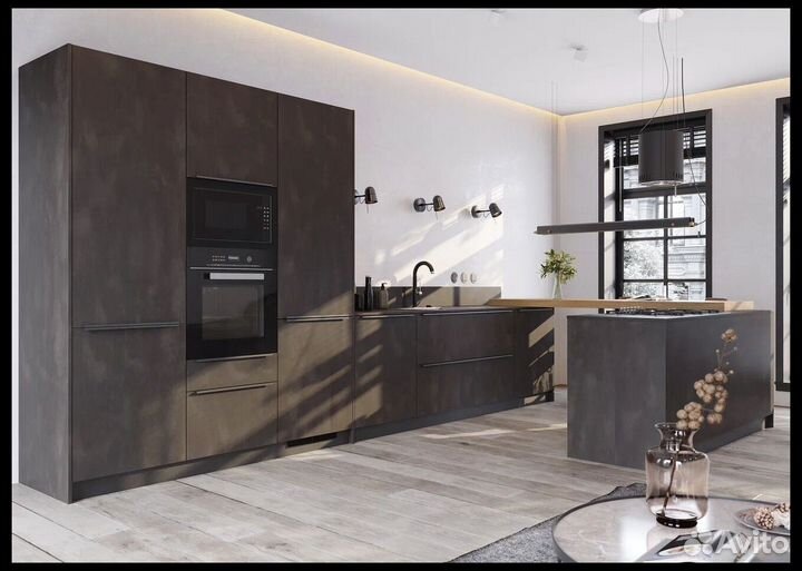 Угловая кухня в дом