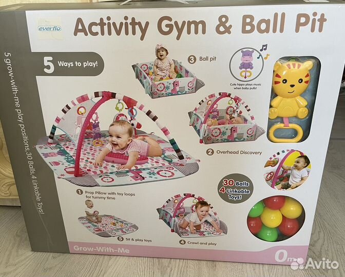 Развивающий коврик everflo activity