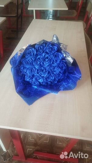 Букет из атласных лент