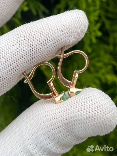 Золотые серьги 585 пробы