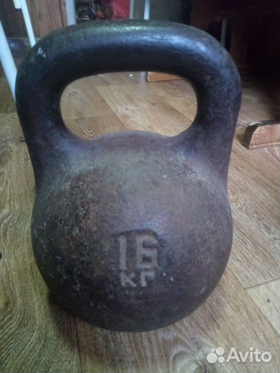 Гиря 16кг СССР