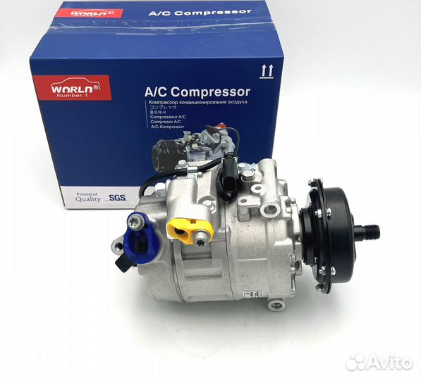 Компрессор кондиционера Фольксваген Туарег.Т5