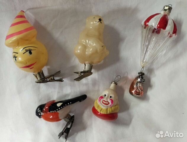 Елочные игрушки СССР