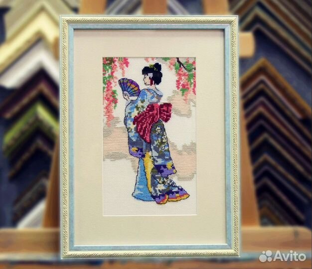 Картина вышитая крестом