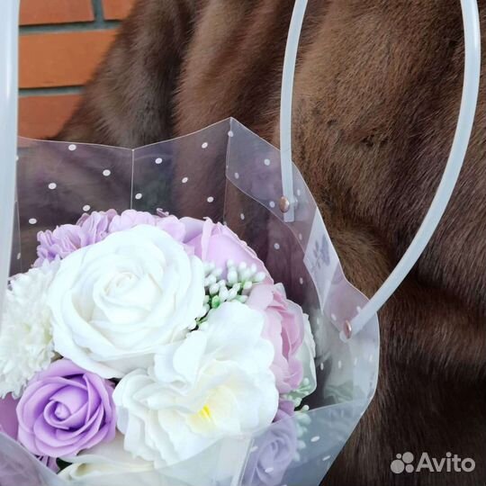 Букет из мыльных цветов