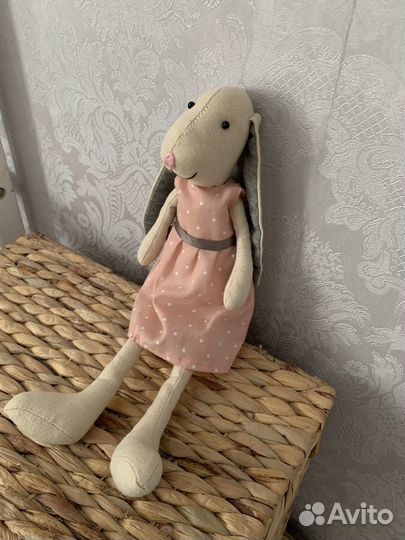 Интерьерная игрушка зайка,аналог maileg